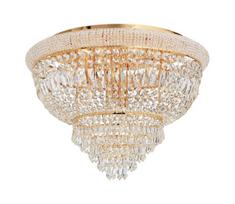 Ideal Lux - Krištolinis lubinis šviestuvas DUBAI 24xE14/28W/230V diametras 78 cm auksas