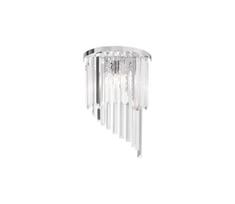 Ideal Lux - Krištolinis sieninis šviestuvas CARLTON 3xE14/40W/230V blizgus chromas