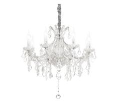 Ideal Lux - Krištolinis sietynas ant grandinės NAPOLEON 8xE14/40W/230V diametras 67 cm chromas