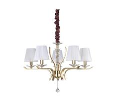 Ideal Lux - Sietynas, kabinamas ant grandinės PEGASO 5xE14/28W/230V diametras 72 cm auksas