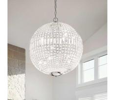 Ideal Lux - LED Krištolinis sietynas ant grandinės LUXOR 6xG9/3W/230V diametras 40 cm permatoma