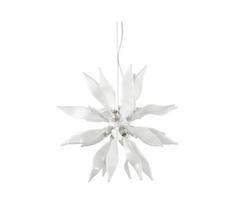 Ideal Lux - LED Pakabinamas sietynas LEAVES 8xG9/3W/230V diametras 63 cm balta