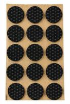 Veltinio padukas su guma"Antislip" 30 mm, juodos sp. 15 vnt. lapelyje