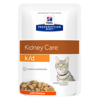 Hill's PD Feline k/d chicken konservai katėms 12 x 85g