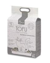 Velvet Paw Tofu kačių kraikas su bambuko anglimi, 6vnt x 6L