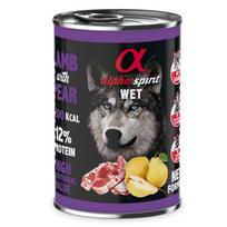 ALPHA SPIRIT  Konservas Su Ėriena Ir Kriaušėmis 400g 6vnt