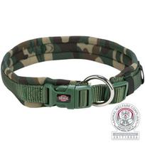 TRIXIE Premium antkaklis, platus su neoprenu M-L 42-48cm/20mm, kamufl./miško