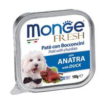 Monge Fresh paštetas šunims su antienos gabalėliais100g