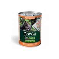 Monge BWild puppy konservuotas pašaras su antiena, moliūgais ir cukinijomis 400g