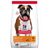 Hill's Canine Adult Light Medium Chicken maistas šunims su vištiena - 14 Kg