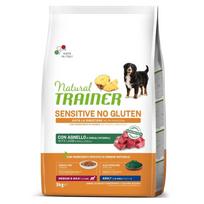 Trainer Natural ADULT DOG SENSITIVE NO GLUTEN M/M su Ėriena - 12 Kg