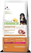 Natural Trainer Sensitive Puppy/Junior M/M No Gluten su Antiena - 3 Kg