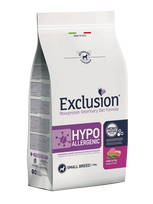 Exclusion Hypoallergenic kiauliena su žirniai small breed - 7 Kg