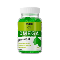 Vitaminų guminukai WEIDER Lime Omega + Chia + Linų sėmenų aliejus, 50 vnt.