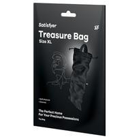 Satisfyer Treasure Bag XL - diskreti saugojimo tašė - didelė (juoda)