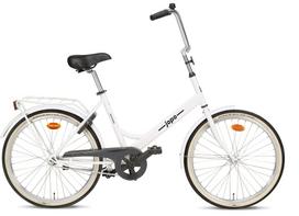 Helkama jopo bicycle, 24", 1-piece replacement, white (HY124-VA-C)