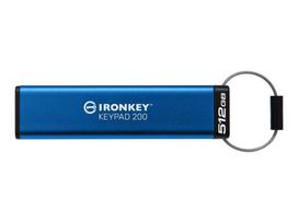USB laikmena KINGSTON 512GB IronKey Keypad 200 FIPS