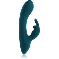 Playboy Toys Pleasure Lil Rabbit Green klitorį stimuliuojantis vibratorius 14.5 cm