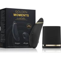 Womanizer Golden Moments Collection Womanizer Premium + We-Vibe Chorus erotinių priemonių rinkinys 2 vnt.