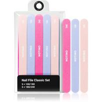 Notino Nail File Classic Set 100/180x5 180/240x5 Nagų dildžių rinkinys