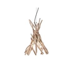 Ideal Lux - Pakabinamas sietynas DRIFTWOOD 1xE27/60W/230V gvajavos