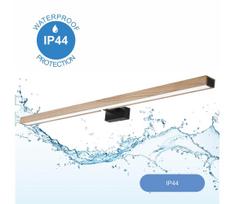 Brilagi-LED vonios veidrodžio apšvietimas WOODY MIRROR LED/15W/230V IP44 ąžuolas/juoda
