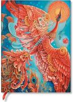 Firebird (Birds of Happiness) Midi Lined Hardback Journal (Elastic Band Closure) - Nėra Autoriaus