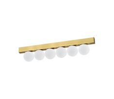 Ideal Lux - LED lubinis šviestuvas PING PONG 6xLED/3W/230V CRI 90 žalvaris