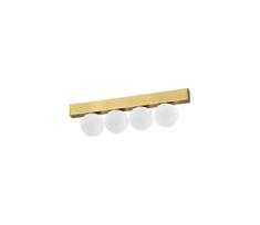 Ideal Lux - LED lubinis šviestuvas PING PONG 4xLED/3W/230V CRI 90 žalvaris