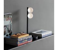 Ideal Lux - LED stalinis šviestuvas PING PONG 2xLED/3W/230V CRI 90 juoda