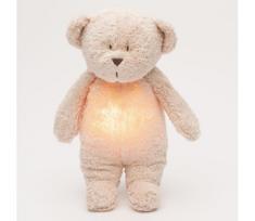 Moonie - Snuggle buddy su melodija ir šviesa meškiukas 2.0 organic rožė