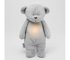 Moonie - Snuggle buddy su melodija ir šviesa meškiukas 2.0 sidabras