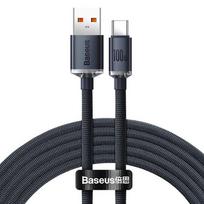 Kabelis USB A - USB C BASEUS CAJY000401 (1.2m, QC3.0, 100W, juodas)