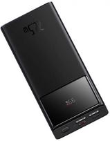 Išorinis akumuliatorius (Powerbank) BASEUS PPXJ080001 (20000mAh, 22.5W, PD3.0, QC3.0, 2xUSB + USB-C, juodas)