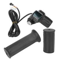 1 Pair E Bike Thumb Throttle LCD Display Digital Battery Voltage Power Switch for Electric Vehicle