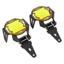 Motocycle Fog Light Guard Protective Cover LED Lamp Protector Fit for R1200GSR1250GS Adventure geltona