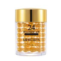 MERCILEN 24K aukso spalvos hialurono rūgšties paakių kremas 60 g mažina akių linijas, pakelia ir stangrina akis, paakių kremas nuo raukšlių