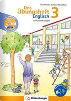 Das Übungsheft Englisch 3: Let's practise English mit "Jicki Vokabel-Dusche 3"