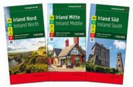 Irland, Straßen- und Freizeitkarten-Set 1:150.000, freytag & berndt: 3 Blätter in Kunststoff-Hülle mit Infoguide und Top Tips