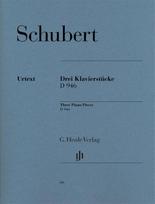 Schubert, Franz - 3 Klavierstücke (Impromptus) op. post. D 946: Instrumentation: Piano solo