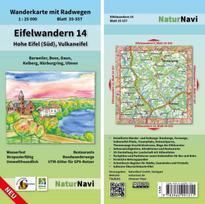 Eifelwandern 14 - Hohe Eifel (Süd), Vulkaneifel 1 : 25 000: Wanderkarte mit Radwegen, Blatt 35-557, 1 : 25 000, Barweiler, Boos, Daun, Kelberg, Nürburgring, Ulmen