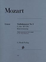 Mozart, Wolfgang Amadeus - Violinkonzert Nr. 3 G-dur KV 216 (Klavierauszug): Instrumentation: Violin and Piano, Violin Concertos