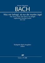Was mir behagt, ist nur die muntre Jagd (Klavierauszug): Jagdkantate BWV 208
