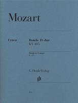 Mozart, Wolfgang Amadeus - Rondo D-dur KV 485: Instrumentation: Piano solo
