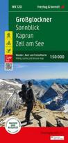 freytag & berndt Wanderkarte WK 120 Großglockner, Sonnblick - Kaprun - Zell am See 1:50.000: mit APP, wasserfest und reißfest