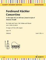 Concertino D-Dur: im Stil von Antonio Vivaldi. op. 15. Violine und Klavier.