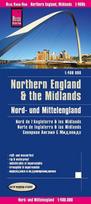 Reise Know-How Landkarte Nord- und Mittelengland / Northern England & the Midlands (1:400.000): reiß- und wasserfest (world mapping project)