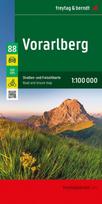 Vorarlberg, Straßen- und Freizeitkarte 1:100.000, freytag & berndt: Mit Infos, Top Tips, Innenstadtplan, Radrouten