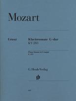 Mozart, Wolfgang Amadeus - Klaviersonate G-dur KV 283 (189h): Instrumentation: Piano solo