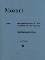 Mozart, Wolfgang Amadeus - Klarinettenquintett A-dur KV 581 und Fragment KV Anh. 91 (516c): Instrumentation: Chamber music with winds